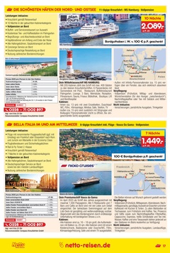 Netto Marken-Discount Prospekt - Reise-Angebote November