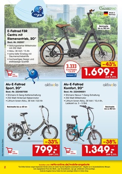 Netto Marken-Discount Prospekt - Online-Sonderangebote Mobilität