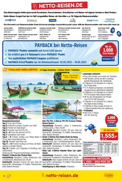 Netto Marken-Discount Prospekt - Reise-Angebote Mai 2025