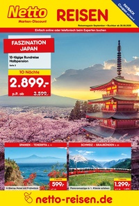 Netto Marken-Discount Prospekt - Reise-Angebote September