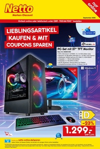Netto Marken-Discount Prospekt - Online-Sonderangebote September