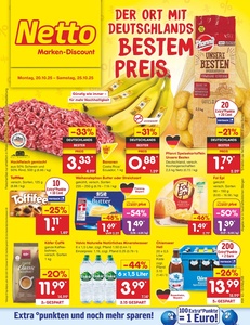 Netto Marken-Discount Prospekt - Angebote ab 20.10.