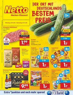 Netto Marken-Discount Prospekt - Angebote ab 27.10. - Seite 1