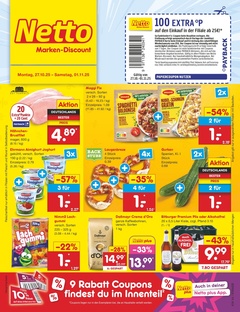 Netto Marken-Discount Prospekt - Angebote ab 27.10. - Seite 1