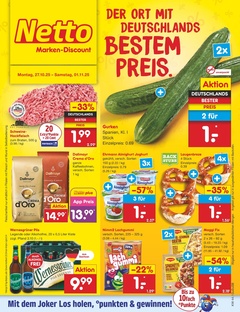 Netto Marken-Discount Prospekt - Angebote ab 27.10. - Seite 1