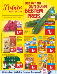 Netto Marken-Discount Prospekt - Angebote ab 27.10. - Seite 1
