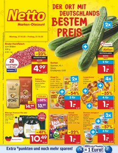 Netto Marken-Discount Prospekt - Angebote ab 27.10. - Seite 1