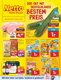 Netto Marken-Discount Prospekt - Angebote ab 27.10.