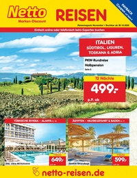 Netto Marken-Discount Prospekt - Reisemagazin November 2025