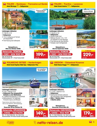 Vorschau des Netto Marken-Discount Prospekts - Urlaub & Reisen, Seite 5