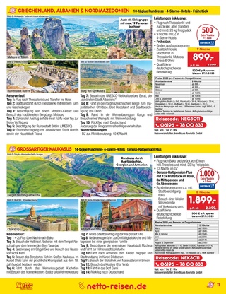 Vorschau des Netto Marken-Discount Prospekts - Urlaub & Reisen, Seite 11