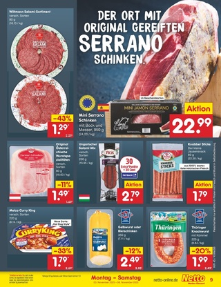 Vorschau des Netto Marken-Discount Prospekts - Fleisch & Wurst, Seite 11