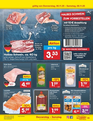Vorschau des Netto Marken-Discount Prospekts - Fleisch & Wurst, Seite 41