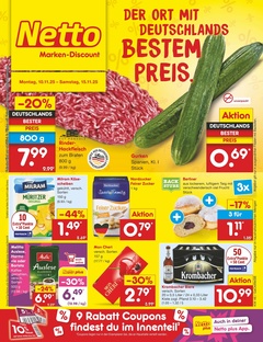 Netto Marken-Discount Prospekt - Angebote ab 10.11. - Seite 1