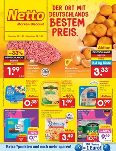 Netto Marken-Discount Prospekt - Angebote ab 24.11. - Seite 1