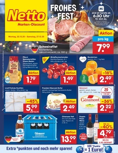 Netto Marken-Discount Prospekt - Angebote ab 22.12. - Seite 1