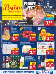 Netto Marken-Discount Prospekt - Angebote ab 22.12. - Seite 1