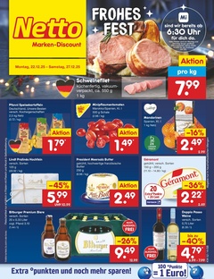 Netto Marken-Discount Prospekt - Angebote ab 22.12. - Seite 1