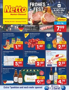 Netto Marken-Discount Prospekt - Angebote ab 22.12. - Seite 1