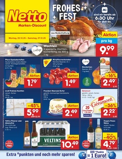 Netto Marken-Discount Prospekt - Angebote ab 22.12. - Seite 1