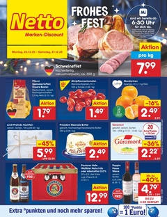 Netto Marken-Discount Prospekt - Angebote ab 22.12. - Seite 1