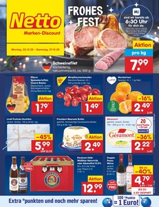 Netto Marken-Discount Prospekt - Angebote ab 22.12.