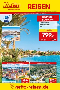 Netto Marken-Discount Prospekt - Reisemagazin Januar 2026
