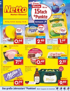Netto Marken-Discount Prospekt - Angebote ab 12.01.