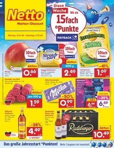Netto Marken-Discount Prospekt - Angebote ab 12.01. - Seite 1