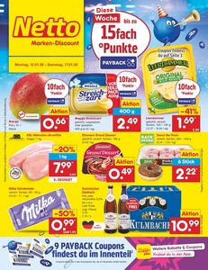Netto Marken-Discount Prospekt - Angebote ab 12.01. - Seite 1
