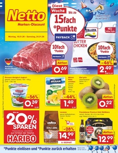 Netto Marken-Discount Prospekt - Angebote ab 19.01. - Seite 1