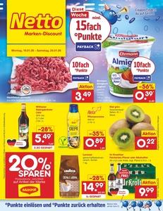 Netto Marken-Discount Prospekt - Angebote ab 19.01. - Seite 1