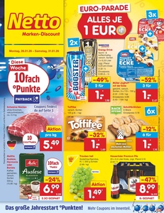 Netto Marken-Discount Prospekt - Angebote ab 26.01. - Seite 1