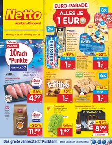 Netto Marken-Discount Prospekt - Angebote ab 26.01. - Seite 1