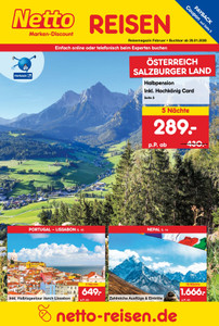 Netto Marken-Discount Prospekt - Reisemagazin Februar 2026