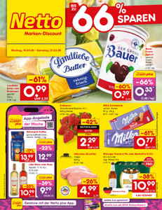 Netto Marken-Discount Prospekt - Angebote ab 16.03. - Seite 1