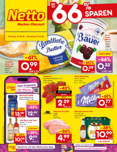 Netto Marken-Discount Prospekt - Angebote ab 16.03. - Seite 1
