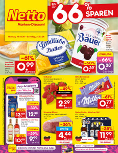 Netto Marken-Discount Prospekt - Angebote ab 16.03. - Seite 1