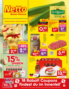 Netto Marken-Discount Prospekt - Angebote ab 23.03. - Seite 1