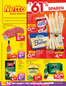 Netto Marken-Discount Prospekt - Angebote ab 13.04. - Seite 1
