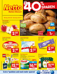 Netto Marken-Discount Prospekt - Angebote ab 20.04. - Seite 1