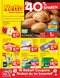 Netto Marken-Discount Prospekt - Angebote ab 20.04.