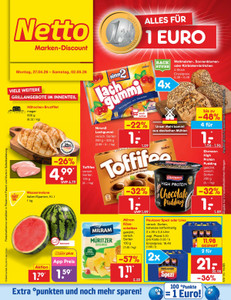 Netto Marken-Discount Prospekt - Angebote ab 27.04.