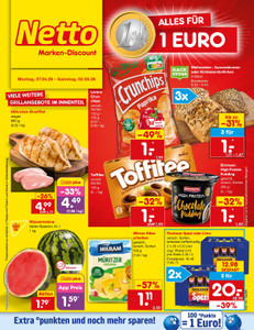 Netto Marken-Discount Prospekt - Angebote ab 27.04.