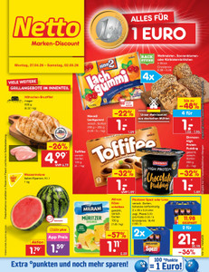 Netto Marken-Discount Prospekt - Angebote ab 27.04. - Seite 1