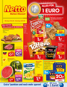 Netto Marken-Discount Prospekt - Angebote ab 27.04.