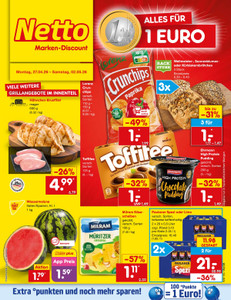 Netto Marken-Discount Prospekt - Angebote ab 27.04.