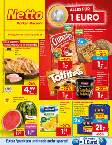 Netto Marken-Discount Prospekt - Angebote ab 27.04.