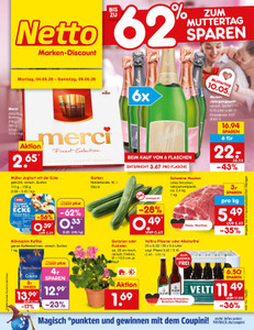 Netto Marken-Discount Prospekt - Angebote ab 04.05. - Seite 1