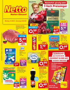Netto Marken-Discount Prospekt - Angebote ab 01.06. - Seite 1